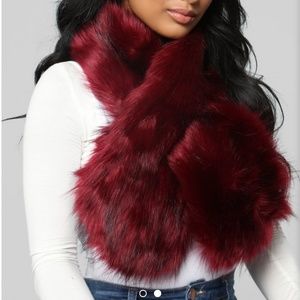 SOLD NWT Burgundy Scarf